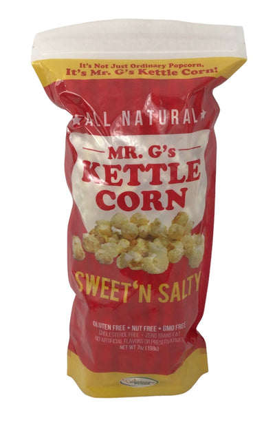 Mr. G's Kettle Corn - Your taste buds will be doing a happy dance with Mr. G's kettle corn! Mr. G knows the art of kettle corn like nobody else.