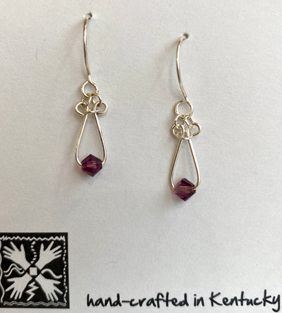 Birthstone Earrings - impress your lucky lady, whether she's an emerald or amethyst girl!