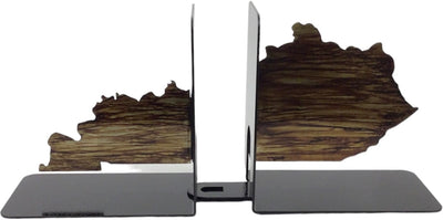Kentucky Metal Bookends (Woodgrain Finish) - Know a bookworm that needs to organize their summer reading?