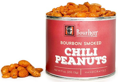 Bourbon Smoked Chili Peanuts - Complete your charcuterie board with seasoned hints of Kentucky!
