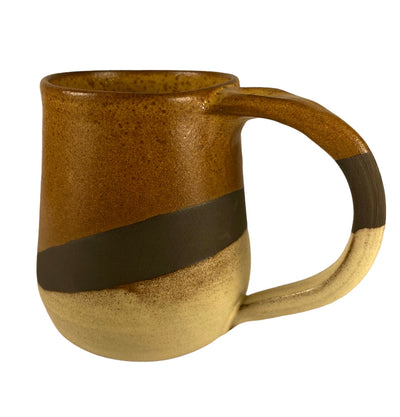 Multi-Glazed Ceramic Mug (short)