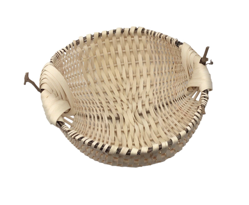 Natural Free Form Basket (XL) - storage for your warmest blanket or a charming centerpiece to hold your favorite fruit from the farmer&