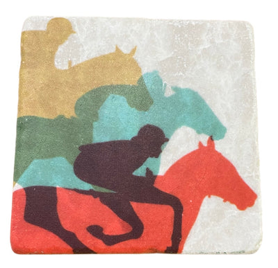 Horse Race Marble Coaster