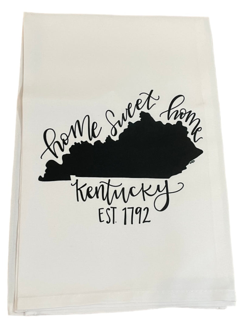 "Home Sweet Home" Kentucky Tea Towel