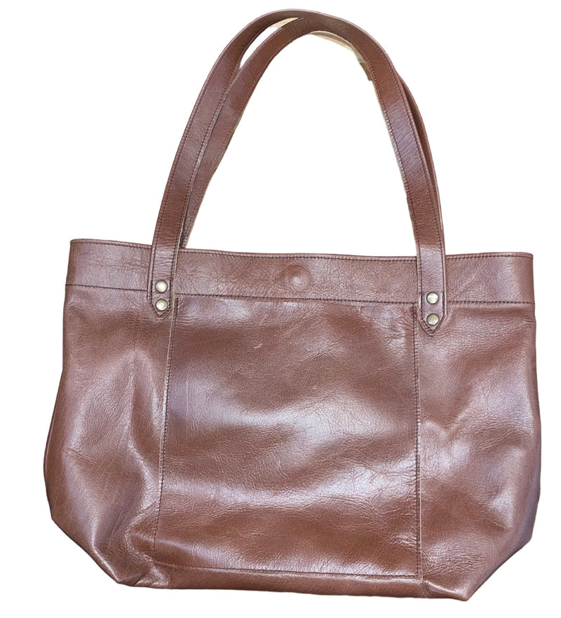 Brown Leather Traveler Bag