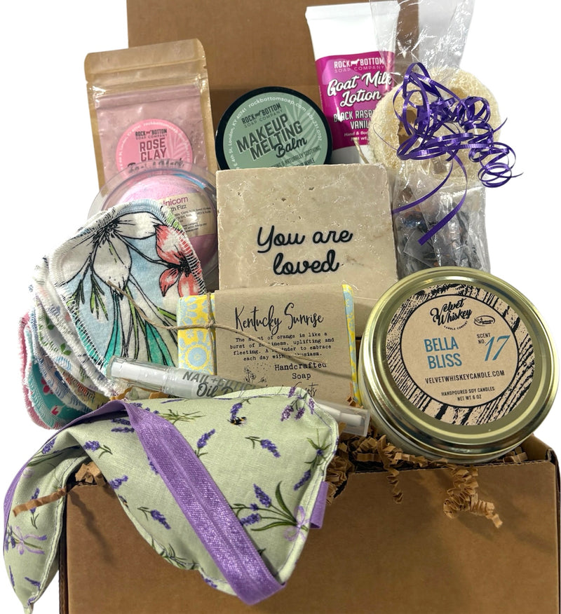 Ultimate Kentucky Spa Basket/Box - Give the gift of self-care with Kentucky inspired spa products