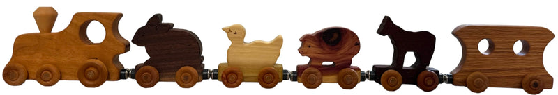 Wooden Animal Train Set - Thomas the Train can&