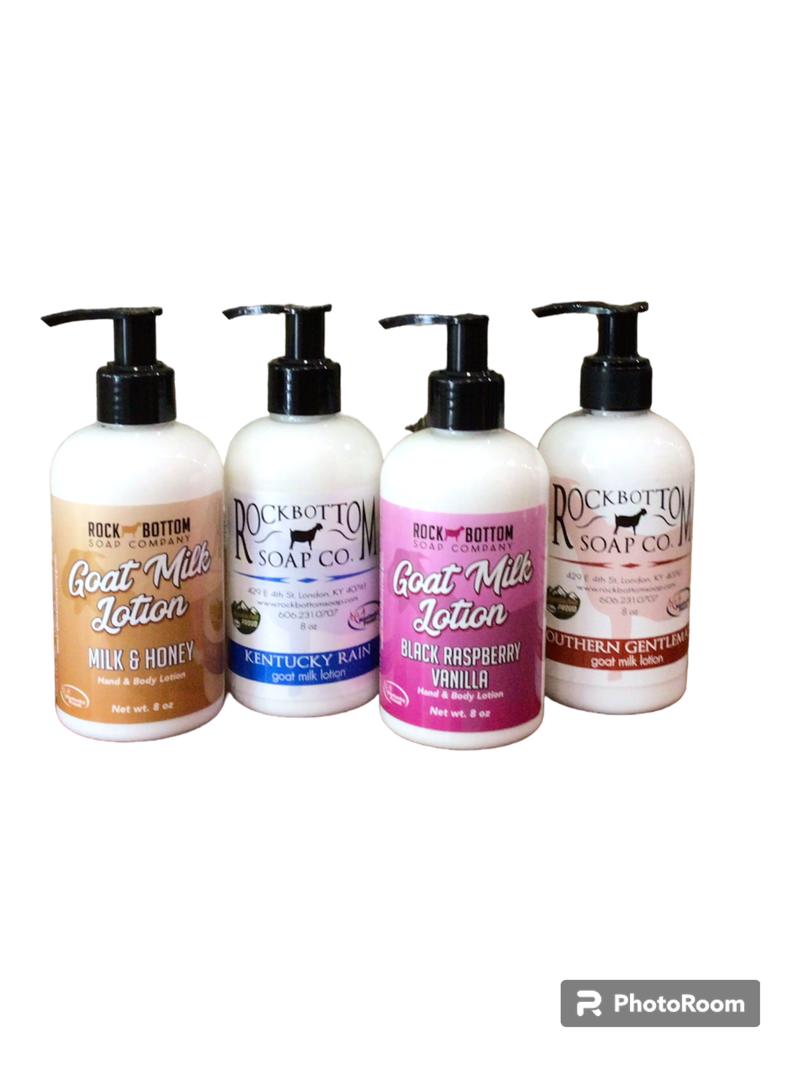 Rock Bottom Soap Co. Goat Milk Lotion - Out with the bath and body works, and in with this goat milk Kentucky lotion recipe!