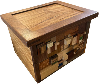 Wooden Art Box - This two-drawer box makes the perfect addition to your office or home