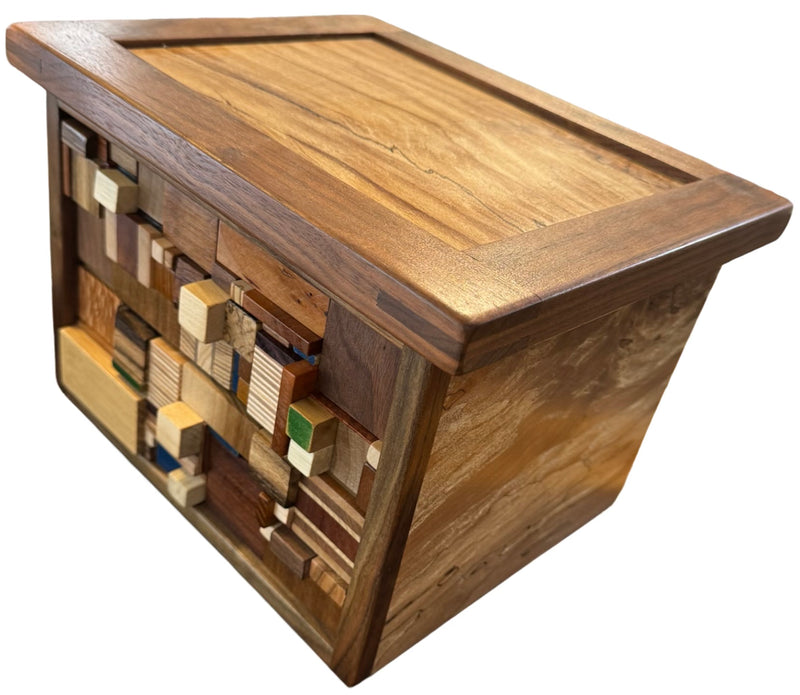 Wooden Art Box - This two-drawer box makes the perfect addition to your office or home