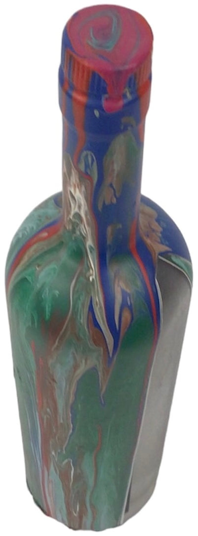 Hand painted Eagle Rare Bourbon Bottle - remember your distillery trip with bright decor your partner will love!