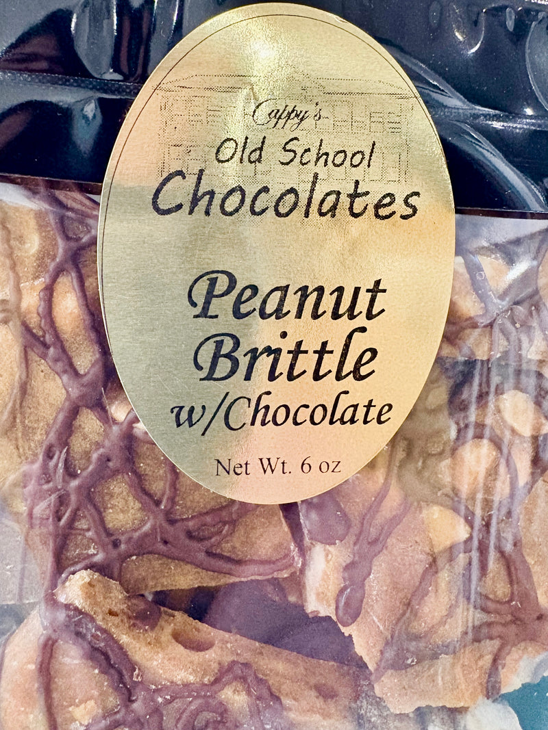 Peanut Brittle with Chocolate