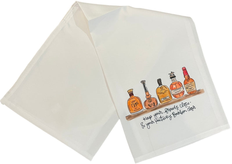 Bourbon-Themed Tea Towels-For drying or displaying