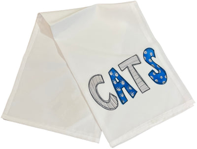 "CATS" University of Kentucky Tea Towel-Great gift for any Kentucky Wildcat fan