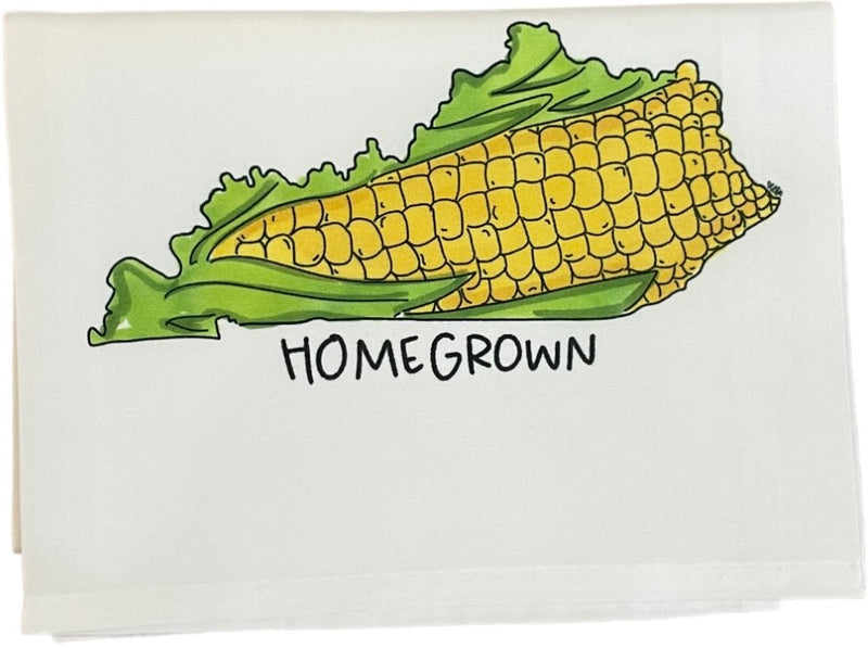 Homegrown Kentucky Corn Tea Towel
