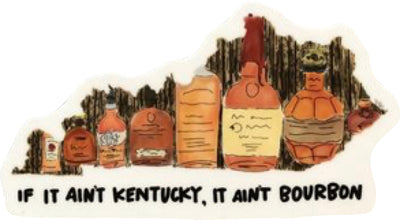 Vinyl Sticker Kentucky Themed - Whether it's bourbon, basketball, or horses, there's nothing better for your sticker collection than our Kentucky-designed vinyls!
