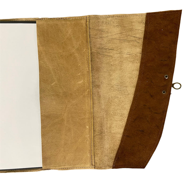 Leather Latch Sketchbook with Antique Bronze Clasp (192 pages)