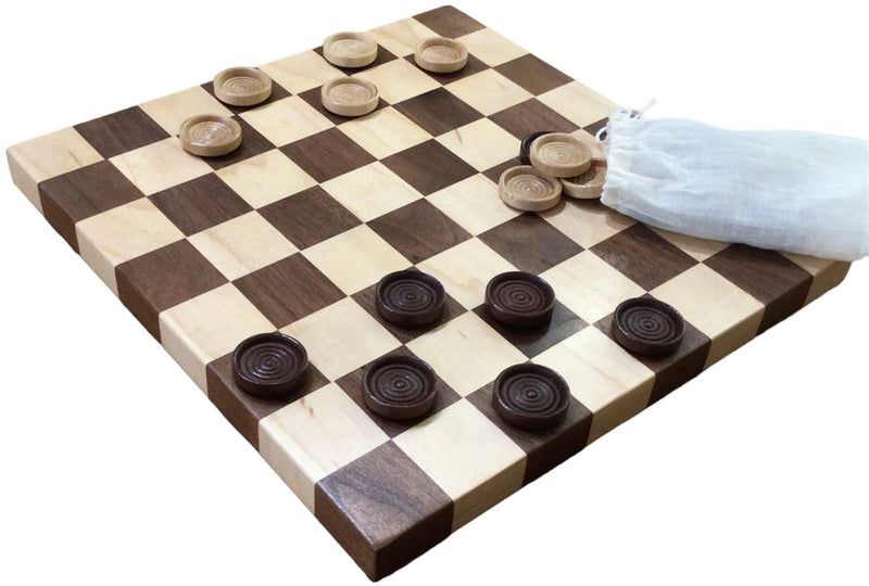 Wooden Checker Board Game set - It&