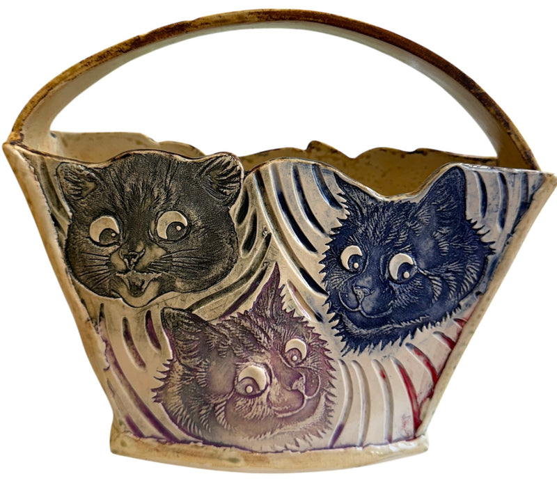 Small Cat Basket - "Purrrrrrrrr"fect for any cat enthusiast