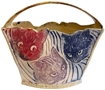 Small Cat Basket - "Purrrrrrrrr"fect for any cat enthusiast