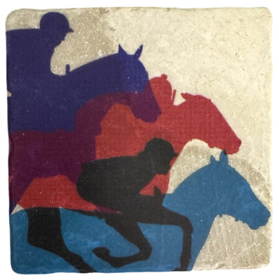 Horse Race Marble Coaster