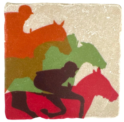 Horse Race Marble Coaster