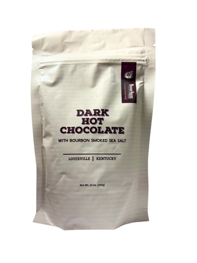 Bourbon Smoked Sea Salt Dark Hot Chocolate Mix - The hot chocolate mix for grown ups