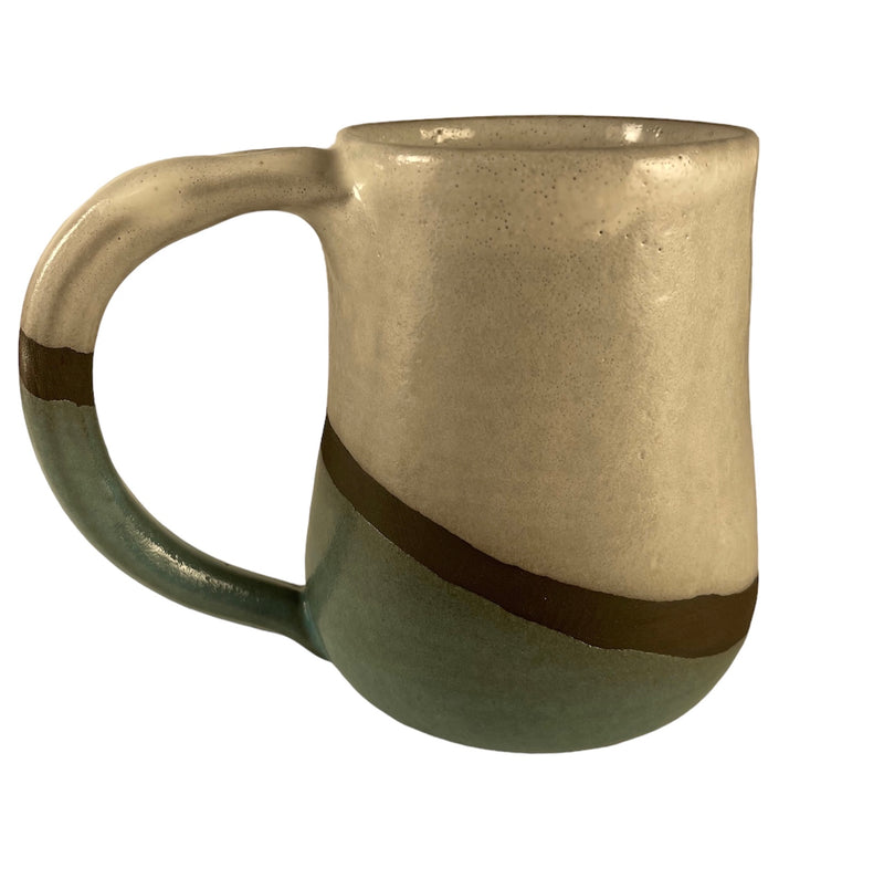 Small Multi-Glazed Ceramic Mug