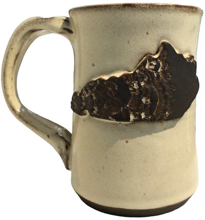 Ceramic stamped Kentucky mug (short) - Impress the newly weds or fresh homeowners in your life with our handcrafted Kentucky mugs.