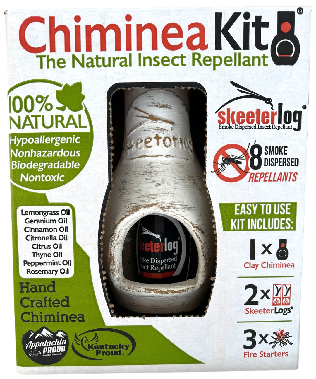 Chiminea Kit -Enjoy a mosquito-free night by the fire