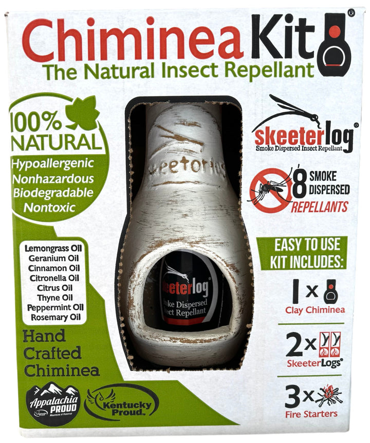 Chiminea Kit -Enjoy a mosquito-free night by the fire