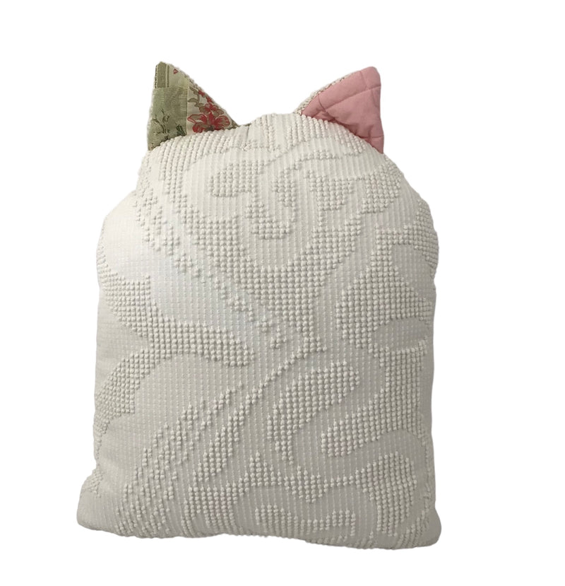 Quilt and Chenille Owl Pillow - Whoooo wouldn&