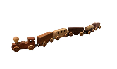 Wooden Train Set - Thomas the Train can't compete with this!