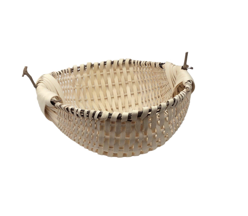 Natural Free Form Basket (XL) - storage for your warmest blanket or a charming centerpiece to hold your favorite fruit from the farmer&