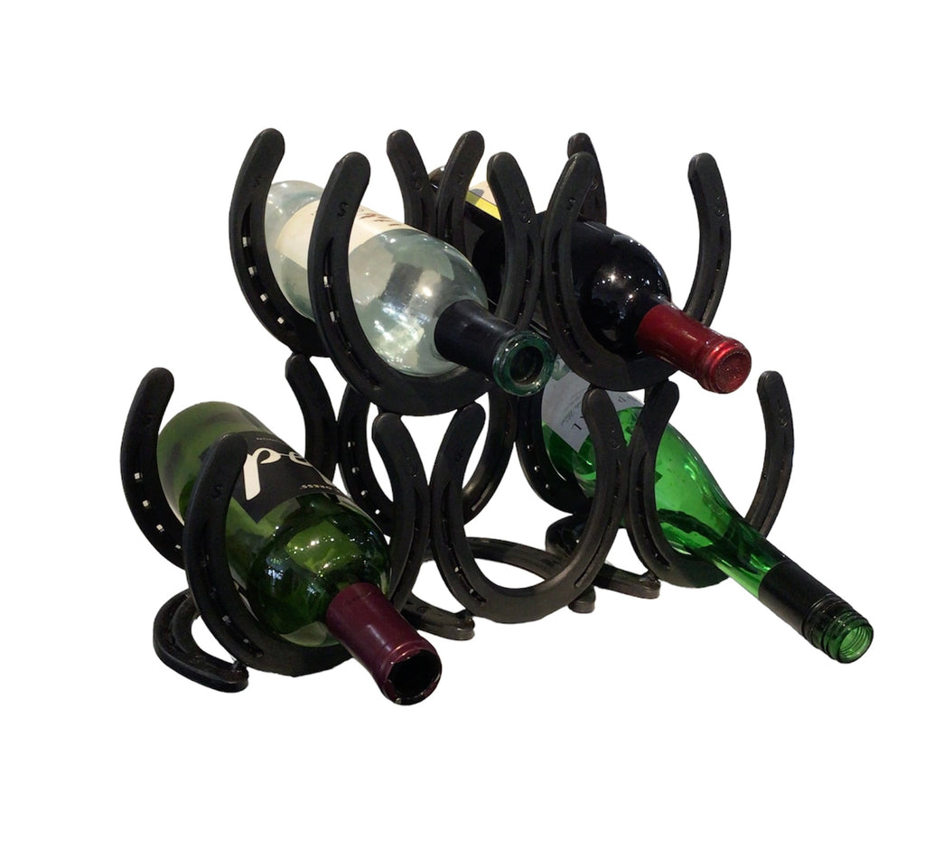 Superfecta Wine Rack Saddle up your favorite bottles of wine