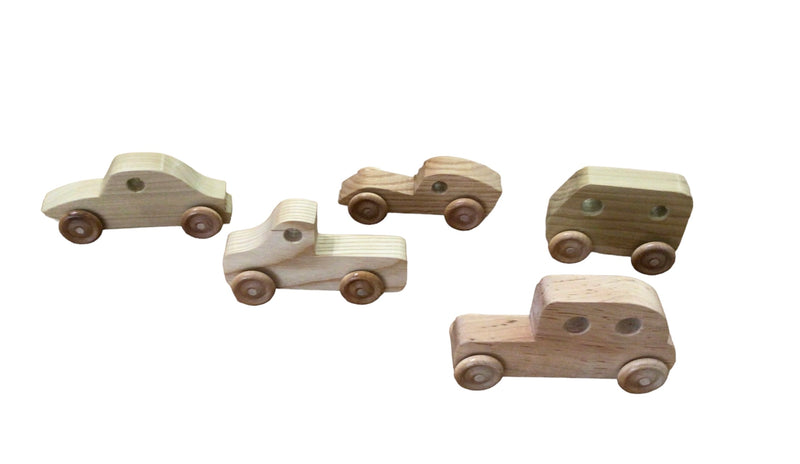 Wooden Toy Car - Charming and vintage cars built to withstand countless laps around the living room.