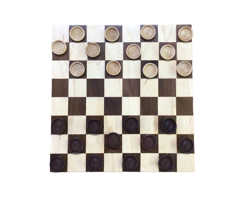 Wooden Checker Board Game set - It&