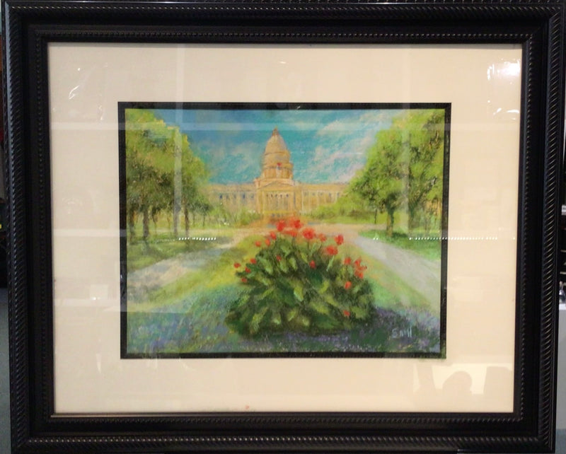 Original Pastel Kentucky "Capitol Canna" - A reminder of spring in the capital city!