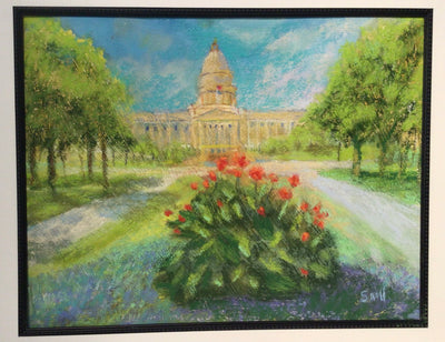 Original Pastel Kentucky "Capitol Canna" - A reminder of spring in the capital city!